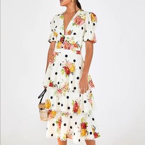 BNWT Farm Rio Nanaju Midi Skirt